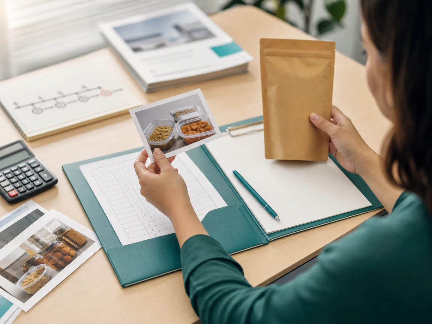 Informações de produto reunidas para proposta técnica de consultoria